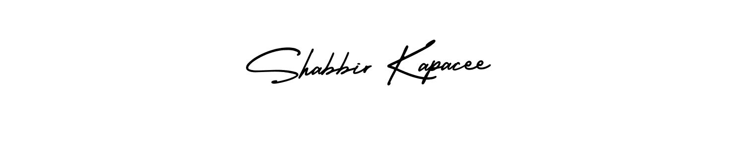 Make a beautiful signature design for name Shabbir Kapacee. With this signature (AmerikaSignatureDemo-Regular) style, you can create a handwritten signature for free. Shabbir Kapacee signature style 3 images and pictures png