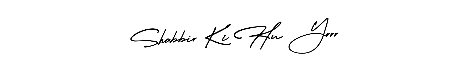 Shabbir Ki Hu Yrrr stylish signature style. Best Handwritten Sign (AmerikaSignatureDemo-Regular) for my name. Handwritten Signature Collection Ideas for my name Shabbir Ki Hu Yrrr. Shabbir Ki Hu Yrrr signature style 3 images and pictures png
