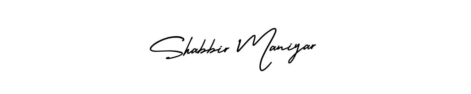 Also we have Shabbir Maniyar name is the best signature style. Create professional handwritten signature collection using AmerikaSignatureDemo-Regular autograph style. Shabbir Maniyar signature style 3 images and pictures png