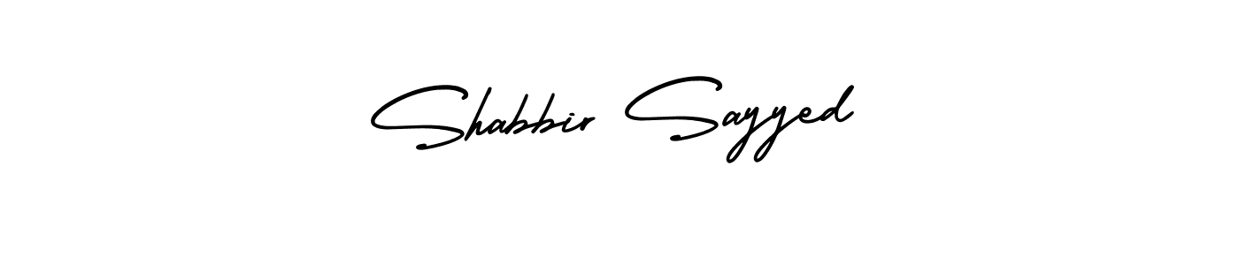 How to make Shabbir Sayyed signature? AmerikaSignatureDemo-Regular is a professional autograph style. Create handwritten signature for Shabbir Sayyed name. Shabbir Sayyed signature style 3 images and pictures png