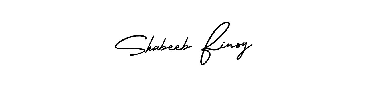 AmerikaSignatureDemo-Regular is a professional signature style that is perfect for those who want to add a touch of class to their signature. It is also a great choice for those who want to make their signature more unique. Get Shabeeb Finsy name to fancy signature for free. Shabeeb Finsy signature style 3 images and pictures png