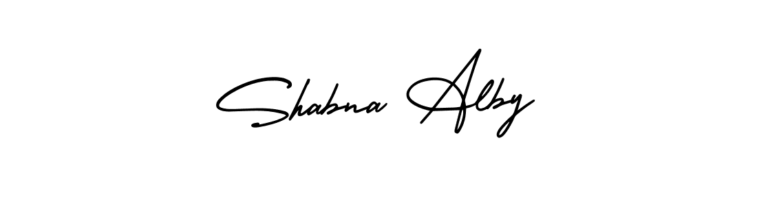Make a beautiful signature design for name Shabna Alby. Use this online signature maker to create a handwritten signature for free. Shabna Alby signature style 3 images and pictures png