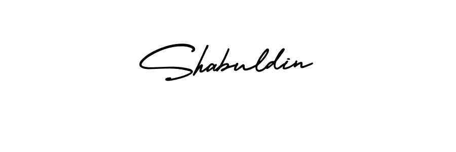 Use a signature maker to create a handwritten signature online. With this signature software, you can design (AmerikaSignatureDemo-Regular) your own signature for name Shabuldin. Shabuldin signature style 3 images and pictures png