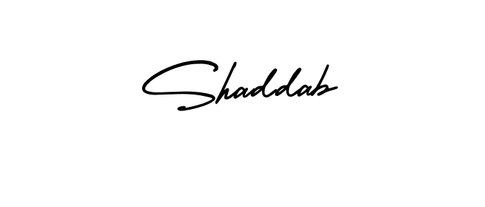 if you are searching for the best signature style for your name Shaddab. so please give up your signature search. here we have designed multiple signature styles  using AmerikaSignatureDemo-Regular. Shaddab signature style 3 images and pictures png