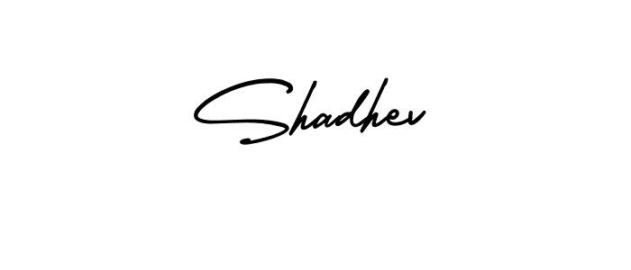 Here are the top 10 professional signature styles for the name Shadhev. These are the best autograph styles you can use for your name. Shadhev signature style 3 images and pictures png