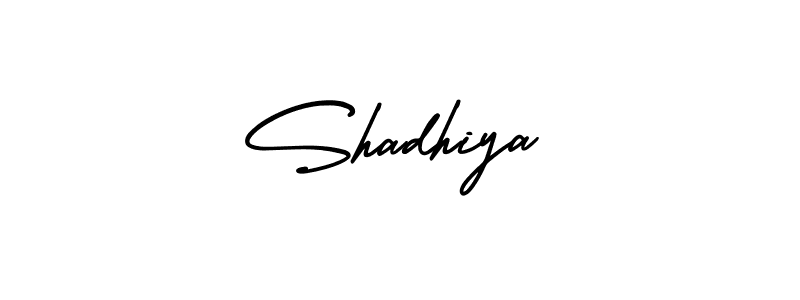 Also You can easily find your signature by using the search form. We will create Shadhiya name handwritten signature images for you free of cost using AmerikaSignatureDemo-Regular sign style. Shadhiya signature style 3 images and pictures png