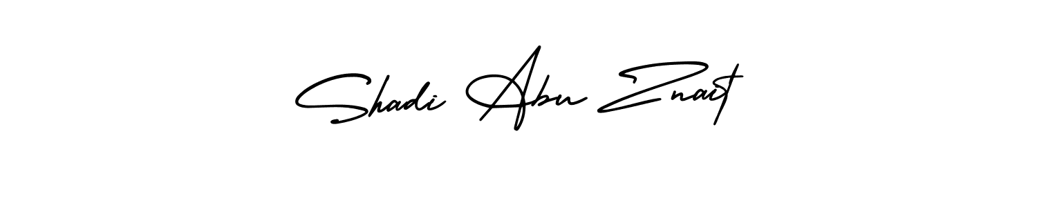 Make a short Shadi Abu Znait signature style. Manage your documents anywhere anytime using AmerikaSignatureDemo-Regular. Create and add eSignatures, submit forms, share and send files easily. Shadi Abu Znait signature style 3 images and pictures png