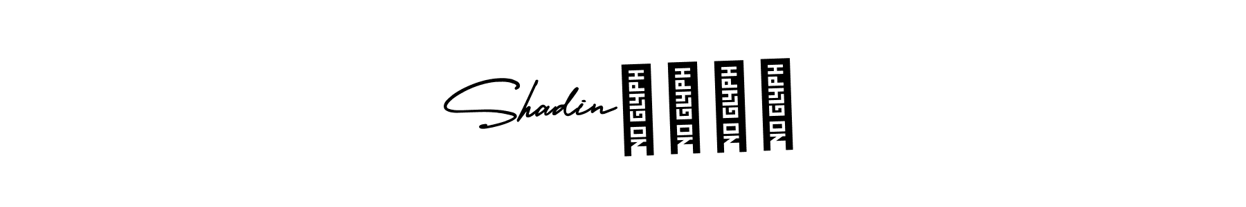 The best way (AmerikaSignatureDemo-Regular) to make a short signature is to pick only two or three words in your name. The name Shadin❤️❤️ include a total of six letters. For converting this name. Shadin❤️❤️ signature style 3 images and pictures png