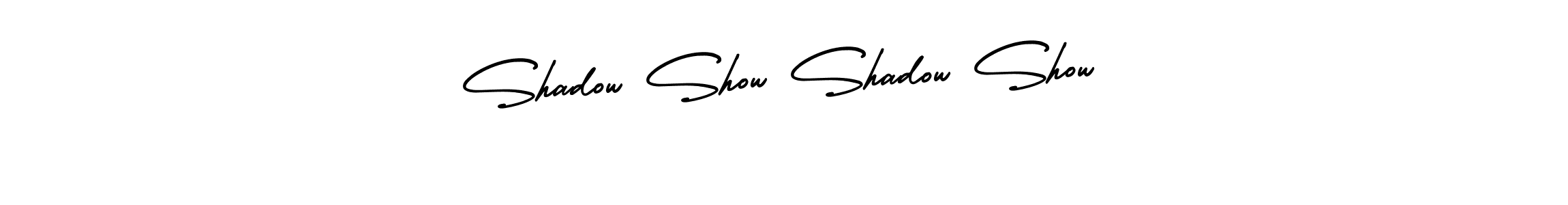 It looks lik you need a new signature style for name Shadow Show Shadow Show. Design unique handwritten (AmerikaSignatureDemo-Regular) signature with our free signature maker in just a few clicks. Shadow Show Shadow Show signature style 3 images and pictures png