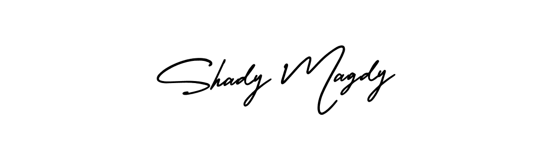 How to Draw Shady Magdy signature style? AmerikaSignatureDemo-Regular is a latest design signature styles for name Shady Magdy. Shady Magdy signature style 3 images and pictures png