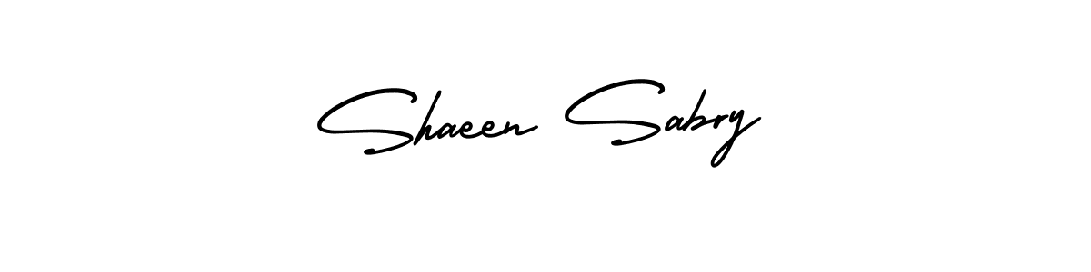 Shaeen Sabry stylish signature style. Best Handwritten Sign (AmerikaSignatureDemo-Regular) for my name. Handwritten Signature Collection Ideas for my name Shaeen Sabry. Shaeen Sabry signature style 3 images and pictures png