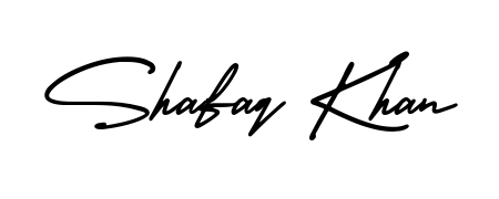 Make your name Shafaq Khan memorable on every contract using AmerikaSignatureDemo-Regular autograph style. Instant transparent background export available. Shafaq Khan signature style 3 images and pictures png