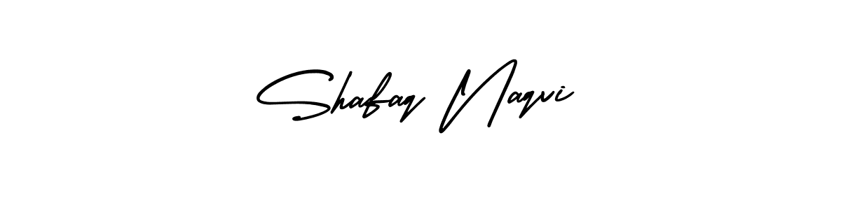 How to make Shafaq Naqvi signature? AmerikaSignatureDemo-Regular is a professional autograph style. Create handwritten signature for Shafaq Naqvi name. Shafaq Naqvi signature style 3 images and pictures png