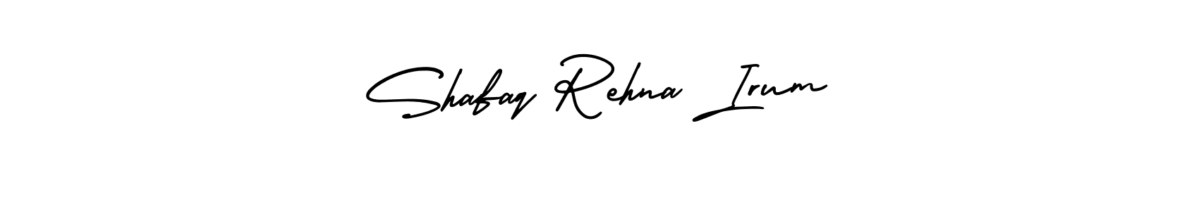 if you are searching for the best signature style for your name Shafaq Rehna Irum. so please give up your signature search. here we have designed multiple signature styles  using AmerikaSignatureDemo-Regular. Shafaq Rehna Irum signature style 3 images and pictures png