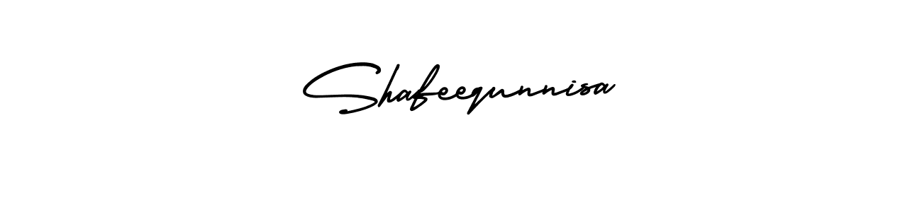Similarly AmerikaSignatureDemo-Regular is the best handwritten signature design. Signature creator online .You can use it as an online autograph creator for name Shafeequnnisa. Shafeequnnisa signature style 3 images and pictures png