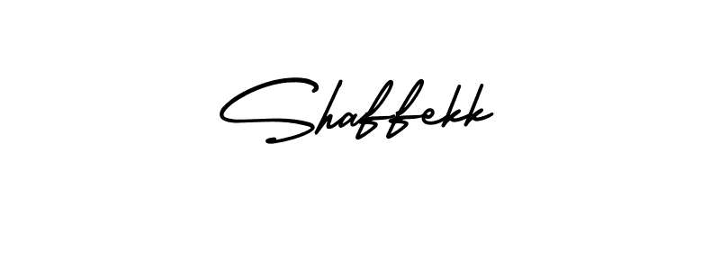 Also we have Shaffekk name is the best signature style. Create professional handwritten signature collection using AmerikaSignatureDemo-Regular autograph style. Shaffekk signature style 3 images and pictures png