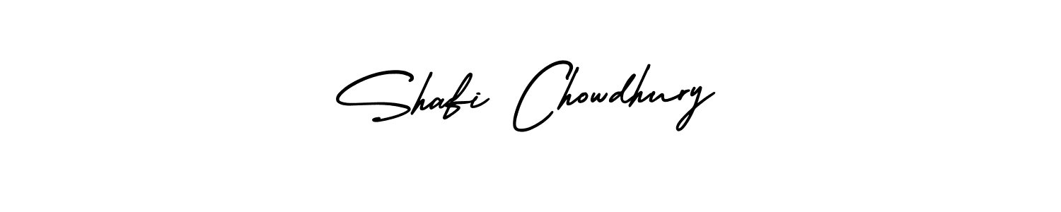 Make a beautiful signature design for name Shafi Chowdhury. With this signature (AmerikaSignatureDemo-Regular) style, you can create a handwritten signature for free. Shafi Chowdhury signature style 3 images and pictures png