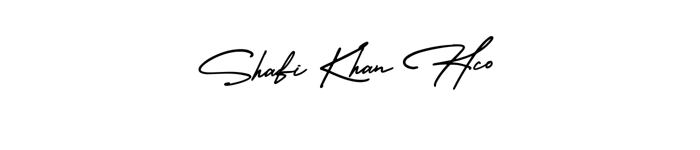 if you are searching for the best signature style for your name Shafi Khan Hco. so please give up your signature search. here we have designed multiple signature styles  using AmerikaSignatureDemo-Regular. Shafi Khan Hco signature style 3 images and pictures png