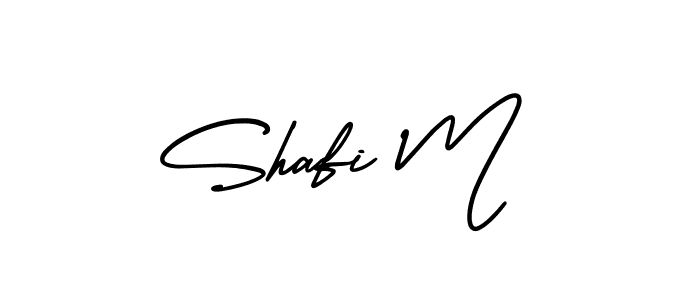 Make a beautiful signature design for name Shafi M. Use this online signature maker to create a handwritten signature for free. Shafi M signature style 3 images and pictures png