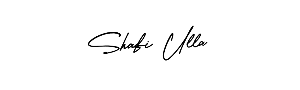 Design your own signature with our free online signature maker. With this signature software, you can create a handwritten (AmerikaSignatureDemo-Regular) signature for name Shafi Ulla. Shafi Ulla signature style 3 images and pictures png