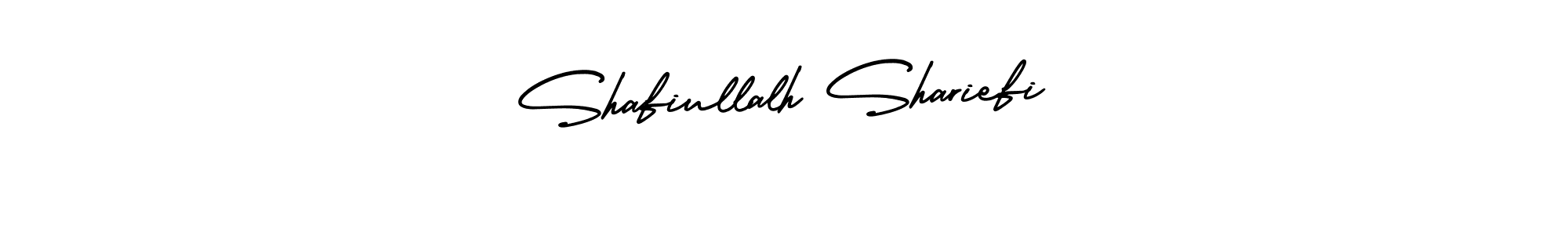 Also we have Shafiullalh Shariefi name is the best signature style. Create professional handwritten signature collection using AmerikaSignatureDemo-Regular autograph style. Shafiullalh Shariefi signature style 3 images and pictures png