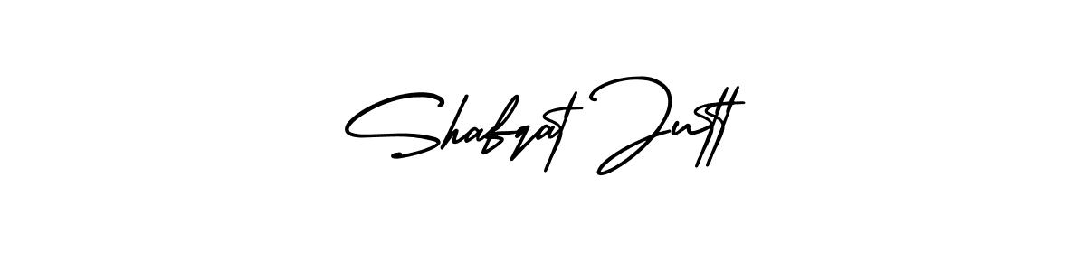 How to make Shafqat Jutt name signature. Use AmerikaSignatureDemo-Regular style for creating short signs online. This is the latest handwritten sign. Shafqat Jutt signature style 3 images and pictures png