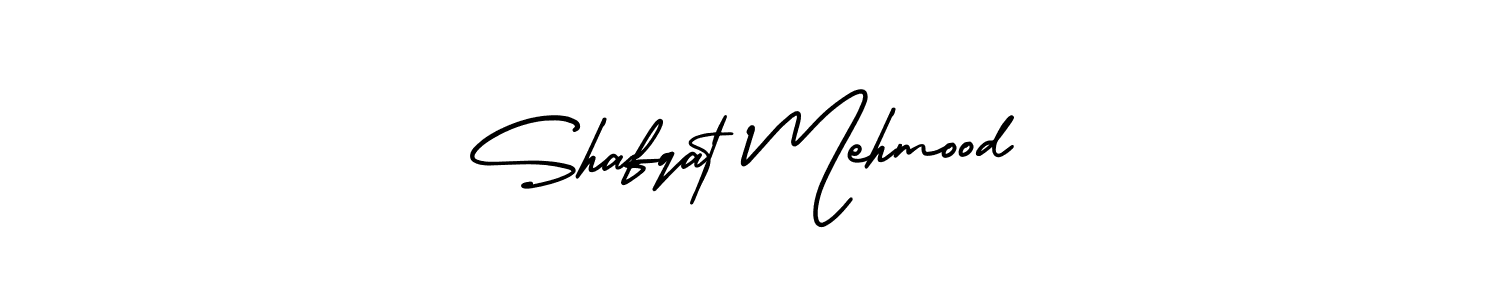 How to make Shafqat Mehmood name signature. Use AmerikaSignatureDemo-Regular style for creating short signs online. This is the latest handwritten sign. Shafqat Mehmood signature style 3 images and pictures png