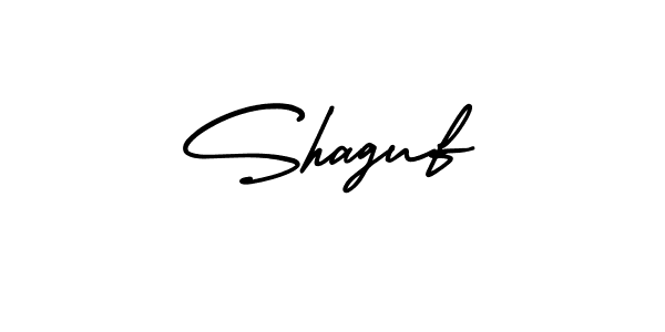 Create a beautiful signature design for name Shaguf. With this signature (AmerikaSignatureDemo-Regular) fonts, you can make a handwritten signature for free. Shaguf signature style 3 images and pictures png