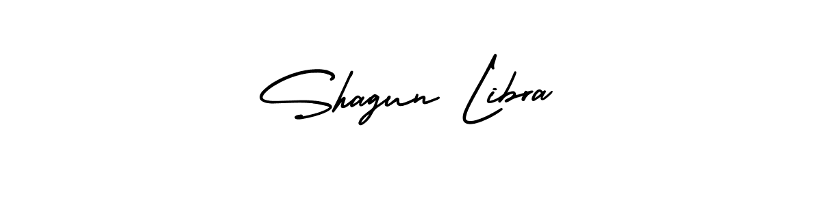 How to make Shagun Libra signature? AmerikaSignatureDemo-Regular is a professional autograph style. Create handwritten signature for Shagun Libra name. Shagun Libra signature style 3 images and pictures png