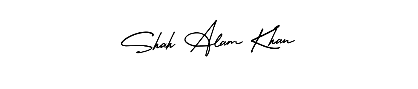 Also You can easily find your signature by using the search form. We will create Shah Alam Khan name handwritten signature images for you free of cost using AmerikaSignatureDemo-Regular sign style. Shah Alam Khan signature style 3 images and pictures png