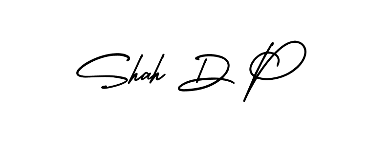 Similarly AmerikaSignatureDemo-Regular is the best handwritten signature design. Signature creator online .You can use it as an online autograph creator for name Shah D P. Shah D P signature style 3 images and pictures png