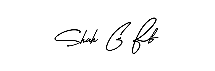 How to make Shah G Ff name signature. Use AmerikaSignatureDemo-Regular style for creating short signs online. This is the latest handwritten sign. Shah G Ff signature style 3 images and pictures png