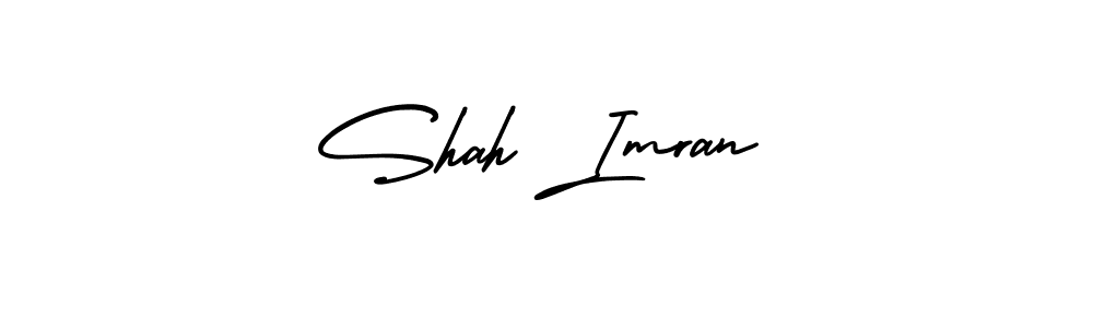 AmerikaSignatureDemo-Regular is a professional signature style that is perfect for those who want to add a touch of class to their signature. It is also a great choice for those who want to make their signature more unique. Get Shah Imran name to fancy signature for free. Shah Imran signature style 3 images and pictures png