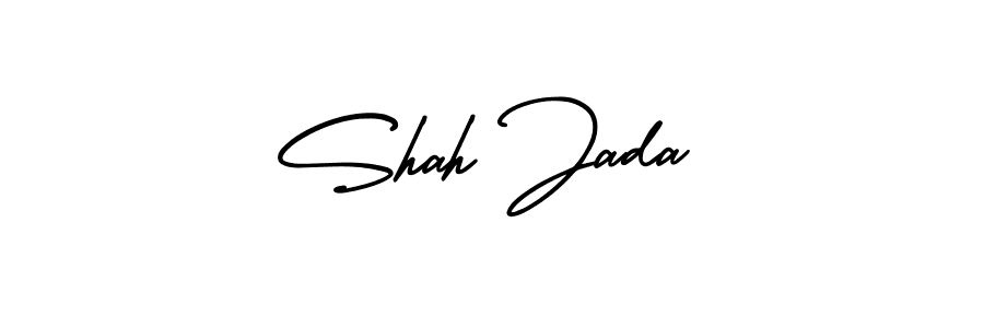 if you are searching for the best signature style for your name Shah Jada. so please give up your signature search. here we have designed multiple signature styles  using AmerikaSignatureDemo-Regular. Shah Jada signature style 3 images and pictures png