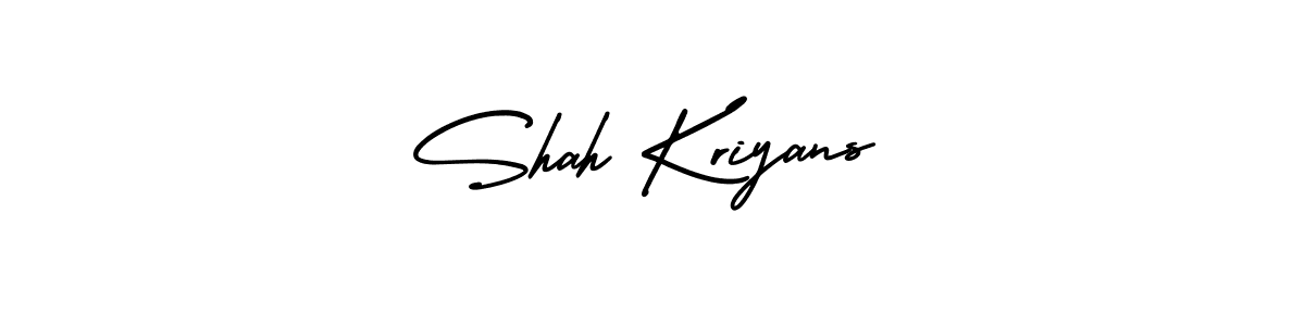 How to make Shah Kriyans signature? AmerikaSignatureDemo-Regular is a professional autograph style. Create handwritten signature for Shah Kriyans name. Shah Kriyans signature style 3 images and pictures png