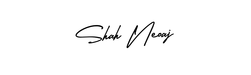 Design your own signature with our free online signature maker. With this signature software, you can create a handwritten (AmerikaSignatureDemo-Regular) signature for name Shah Neoaj. Shah Neoaj signature style 3 images and pictures png