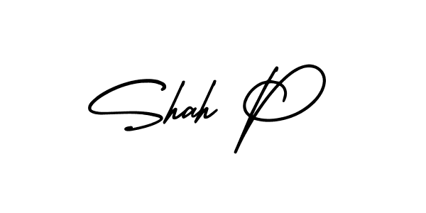 Best and Professional Signature Style for Shah P. AmerikaSignatureDemo-Regular Best Signature Style Collection. Shah P signature style 3 images and pictures png