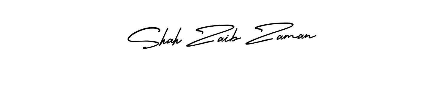 Create a beautiful signature design for name Shah Zaib Zaman. With this signature (AmerikaSignatureDemo-Regular) fonts, you can make a handwritten signature for free. Shah Zaib Zaman signature style 3 images and pictures png