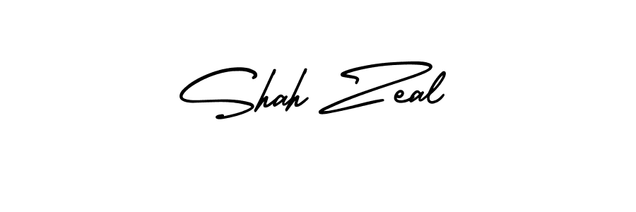 Make a beautiful signature design for name Shah Zeal. With this signature (AmerikaSignatureDemo-Regular) style, you can create a handwritten signature for free. Shah Zeal signature style 3 images and pictures png