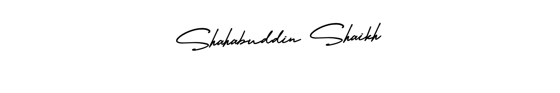 Make a short Shahabuddin Shaikh signature style. Manage your documents anywhere anytime using AmerikaSignatureDemo-Regular. Create and add eSignatures, submit forms, share and send files easily. Shahabuddin Shaikh signature style 3 images and pictures png