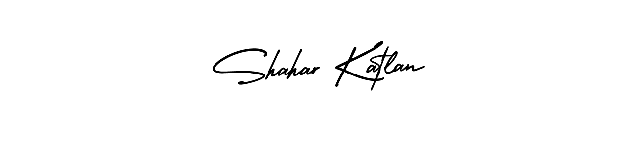 Make a beautiful signature design for name Shahar Katlan. With this signature (AmerikaSignatureDemo-Regular) style, you can create a handwritten signature for free. Shahar Katlan signature style 3 images and pictures png