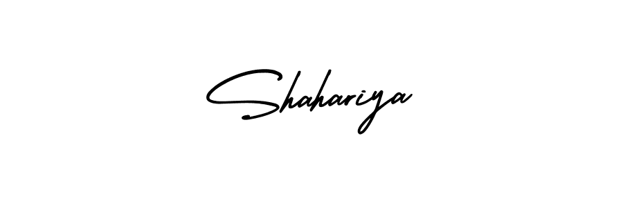 Also we have Shahariya name is the best signature style. Create professional handwritten signature collection using AmerikaSignatureDemo-Regular autograph style. Shahariya signature style 3 images and pictures png