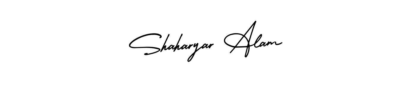 How to make Shaharyar Alam signature? AmerikaSignatureDemo-Regular is a professional autograph style. Create handwritten signature for Shaharyar Alam name. Shaharyar Alam signature style 3 images and pictures png