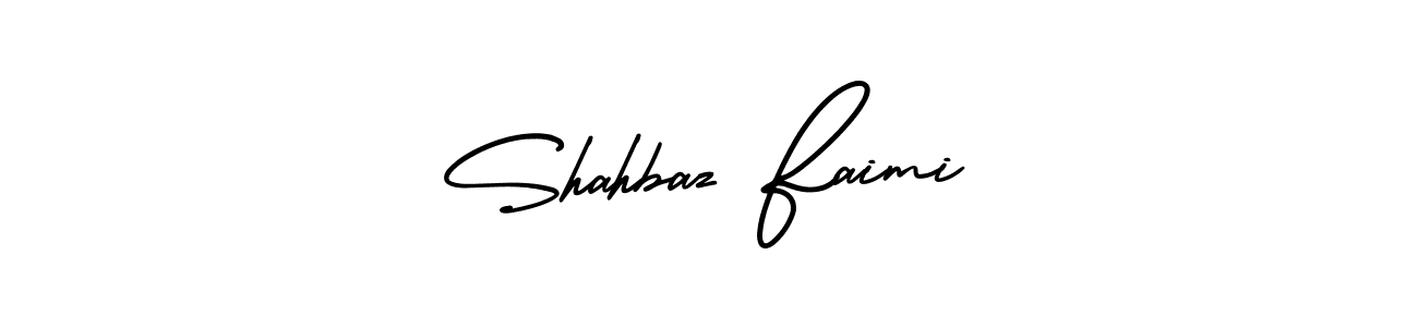Use a signature maker to create a handwritten signature online. With this signature software, you can design (AmerikaSignatureDemo-Regular) your own signature for name Shahbaz Faimi. Shahbaz Faimi signature style 3 images and pictures png