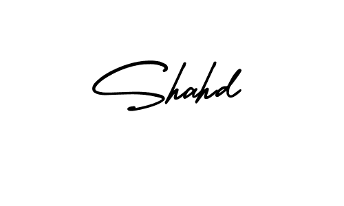 Make a beautiful signature design for name Shahd. With this signature (AmerikaSignatureDemo-Regular) style, you can create a handwritten signature for free. Shahd signature style 3 images and pictures png