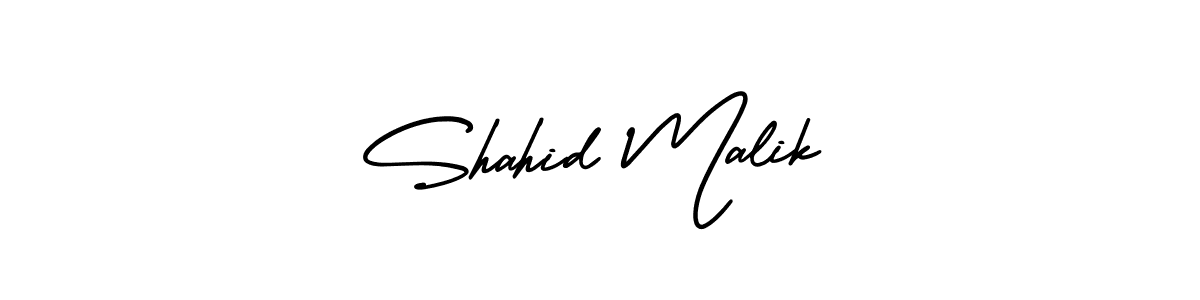 if you are searching for the best signature style for your name Shahid Malik. so please give up your signature search. here we have designed multiple signature styles  using AmerikaSignatureDemo-Regular. Shahid Malik signature style 3 images and pictures png