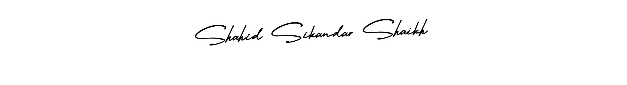 Also we have Shahid Sikandar Shaikh name is the best signature style. Create professional handwritten signature collection using AmerikaSignatureDemo-Regular autograph style. Shahid Sikandar Shaikh signature style 3 images and pictures png