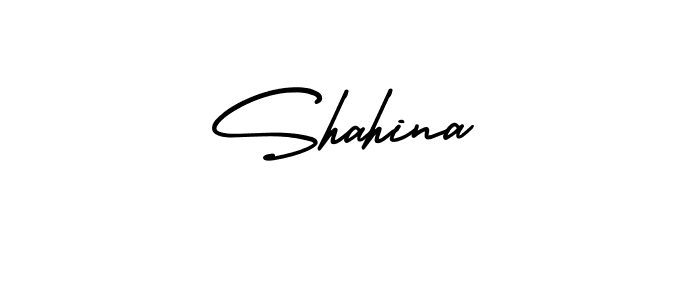 Shahina stylish signature style. Best Handwritten Sign (AmerikaSignatureDemo-Regular) for my name. Handwritten Signature Collection Ideas for my name Shahina. Shahina signature style 3 images and pictures png