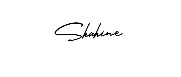 The best way (AmerikaSignatureDemo-Regular) to make a short signature is to pick only two or three words in your name. The name Shahine include a total of six letters. For converting this name. Shahine signature style 3 images and pictures png