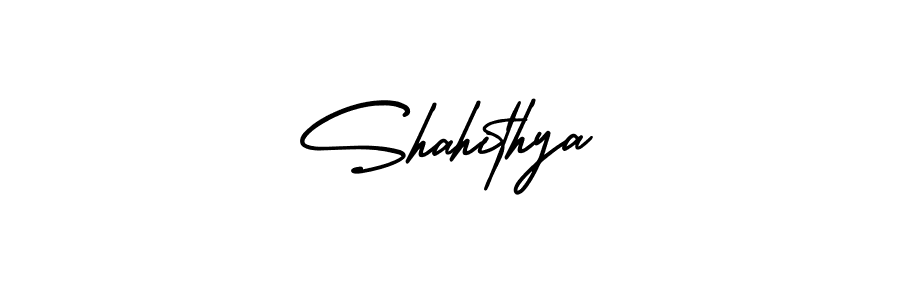 if you are searching for the best signature style for your name Shahithya. so please give up your signature search. here we have designed multiple signature styles  using AmerikaSignatureDemo-Regular. Shahithya signature style 3 images and pictures png